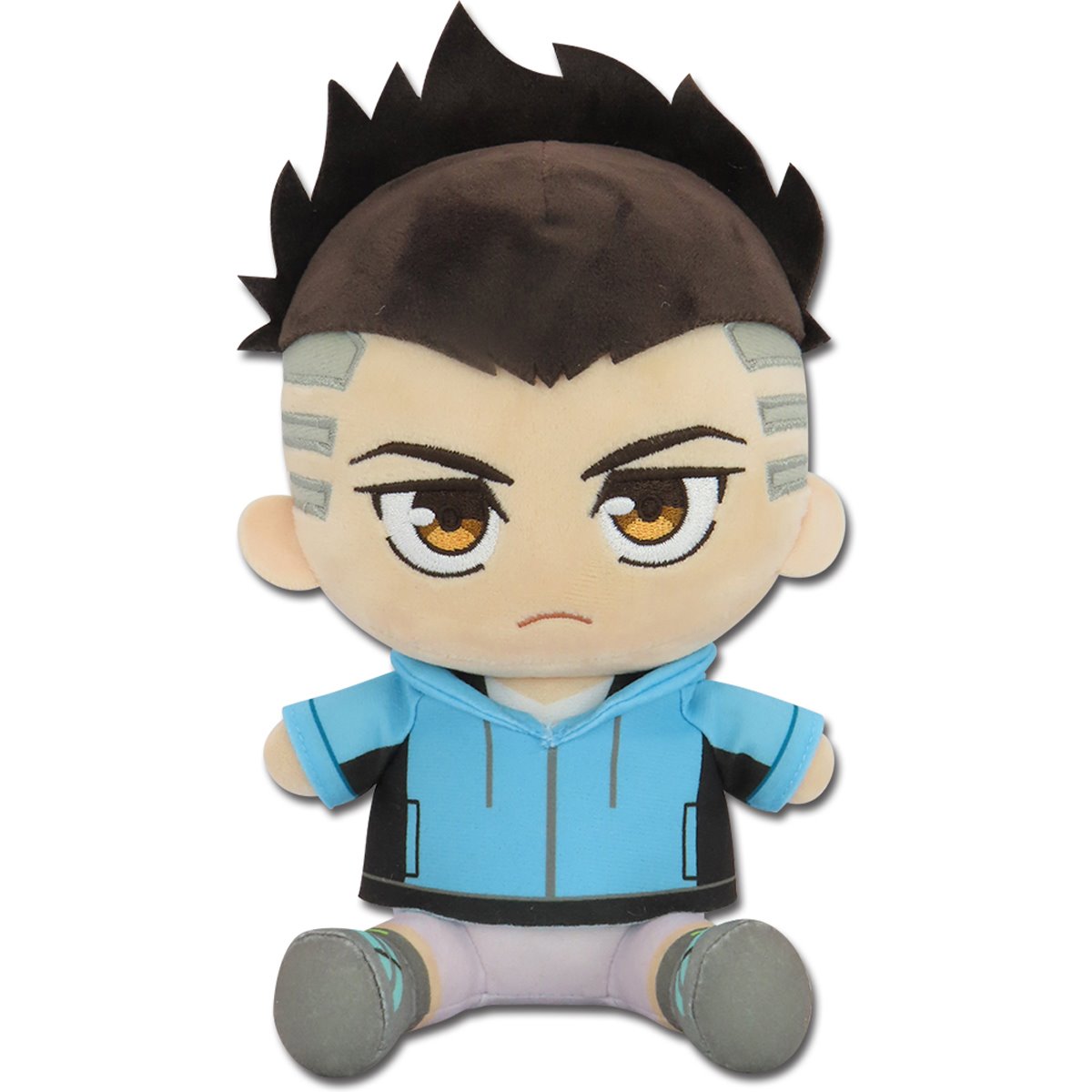 Cyberpunk: Edgerunners David Sportswear Sitting Pose 7-Inch Plush