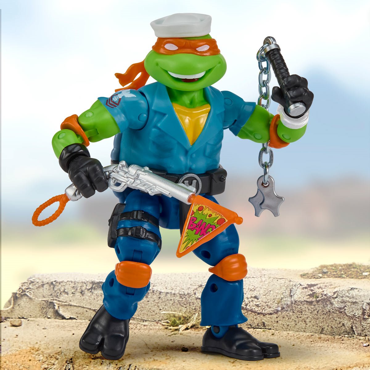 Teenage Mutant Ninja Turtles x G.I. Joe Mikey x Shipwreck Action Figure