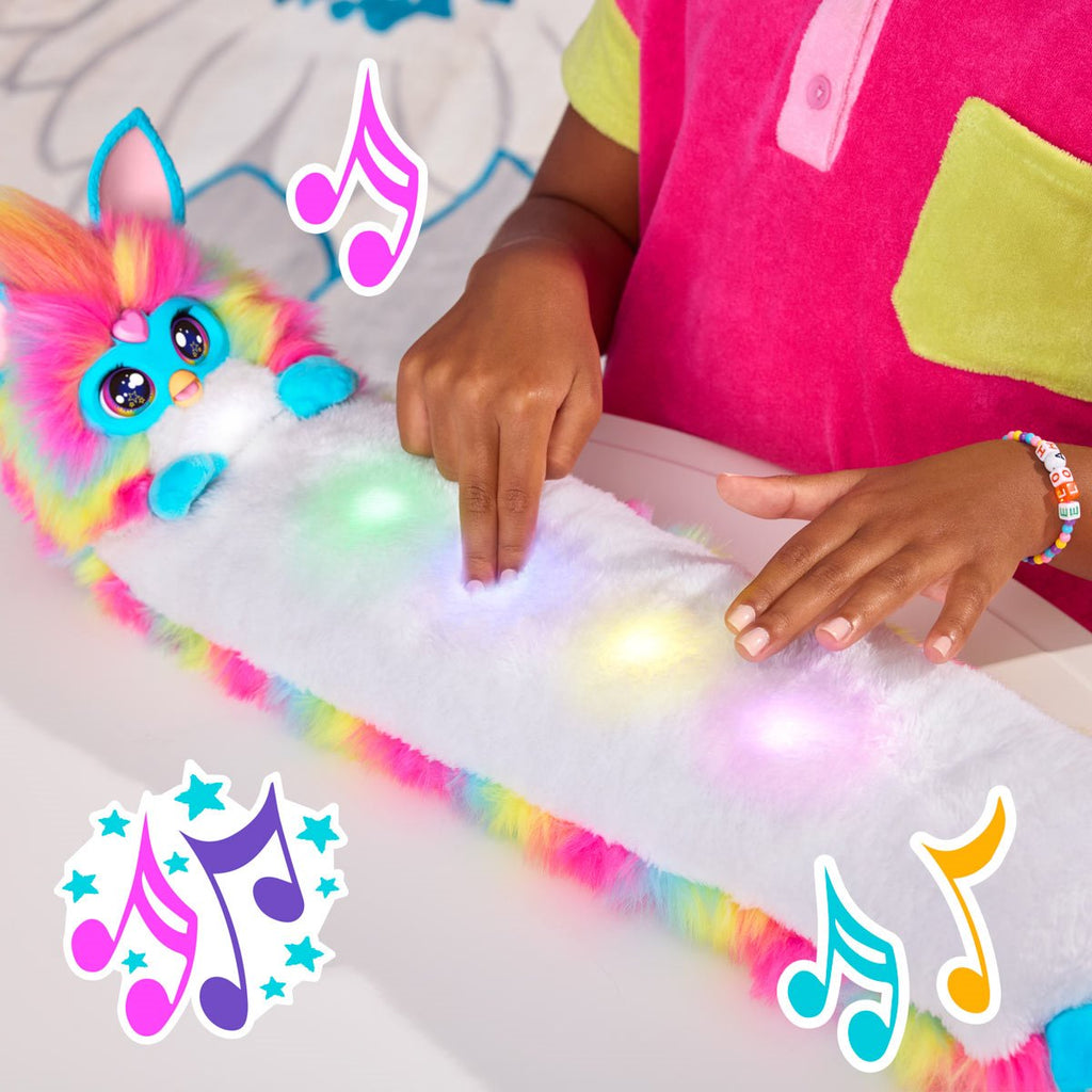 Furby DJ Furby Interactive Rainbow Electronic Plush Toy