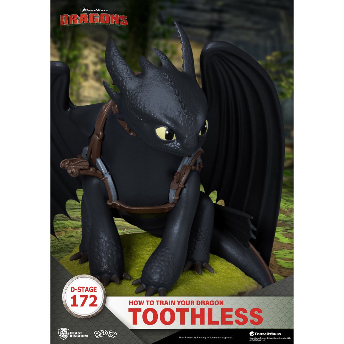 How to Train Your Dragon Toothless DS-172 D-Stage Statue