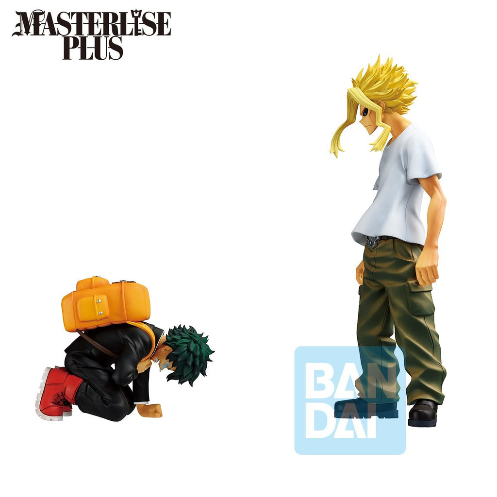 My Hero Academia Izuku Midoriya & All Might Story of How He Became The Greatest Hero Masterlise Plus Ichibansho Statue