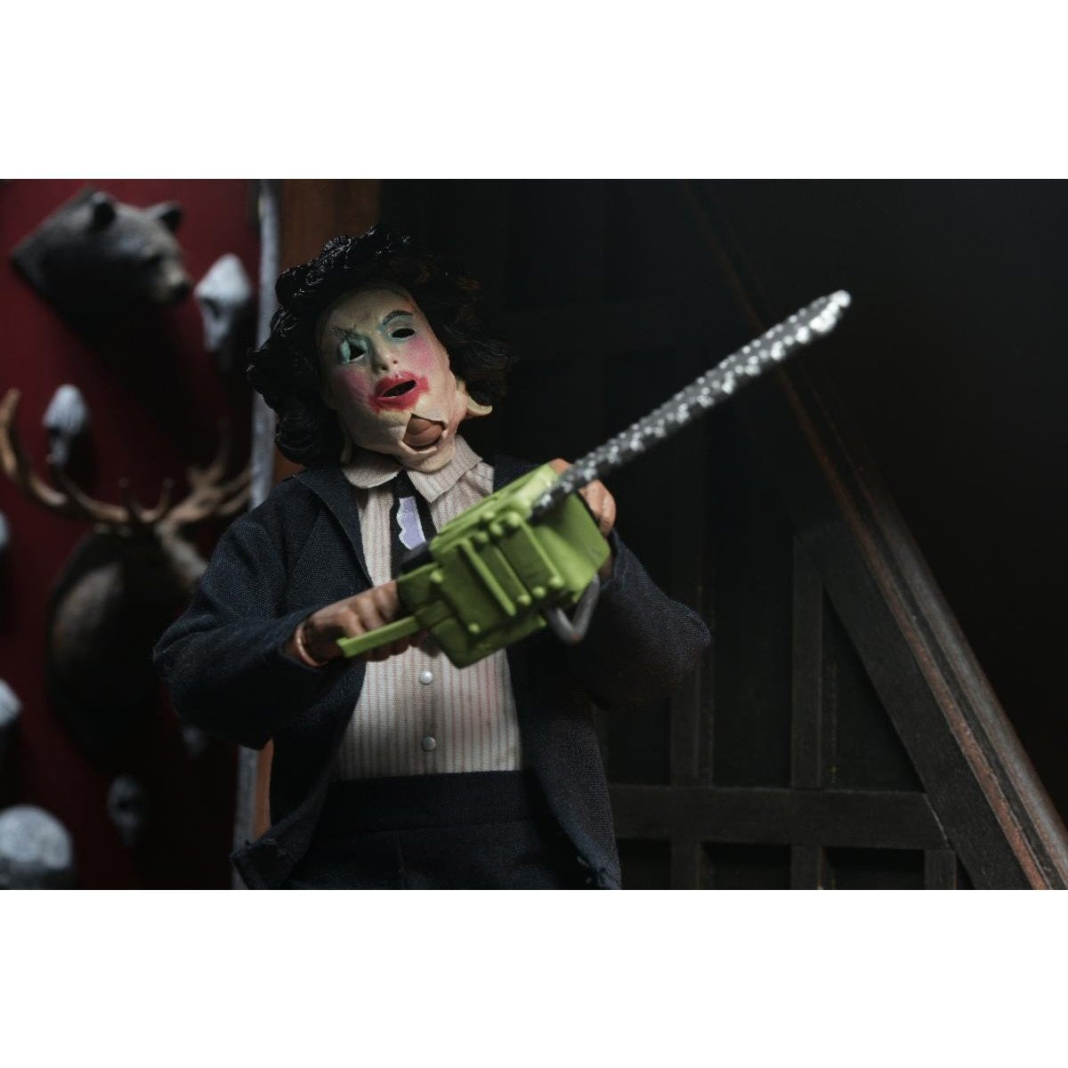 The Texas Chainsaw Massacre Leatherface with Pretty Woman Mask 8-Inch Clothed Action Figure
