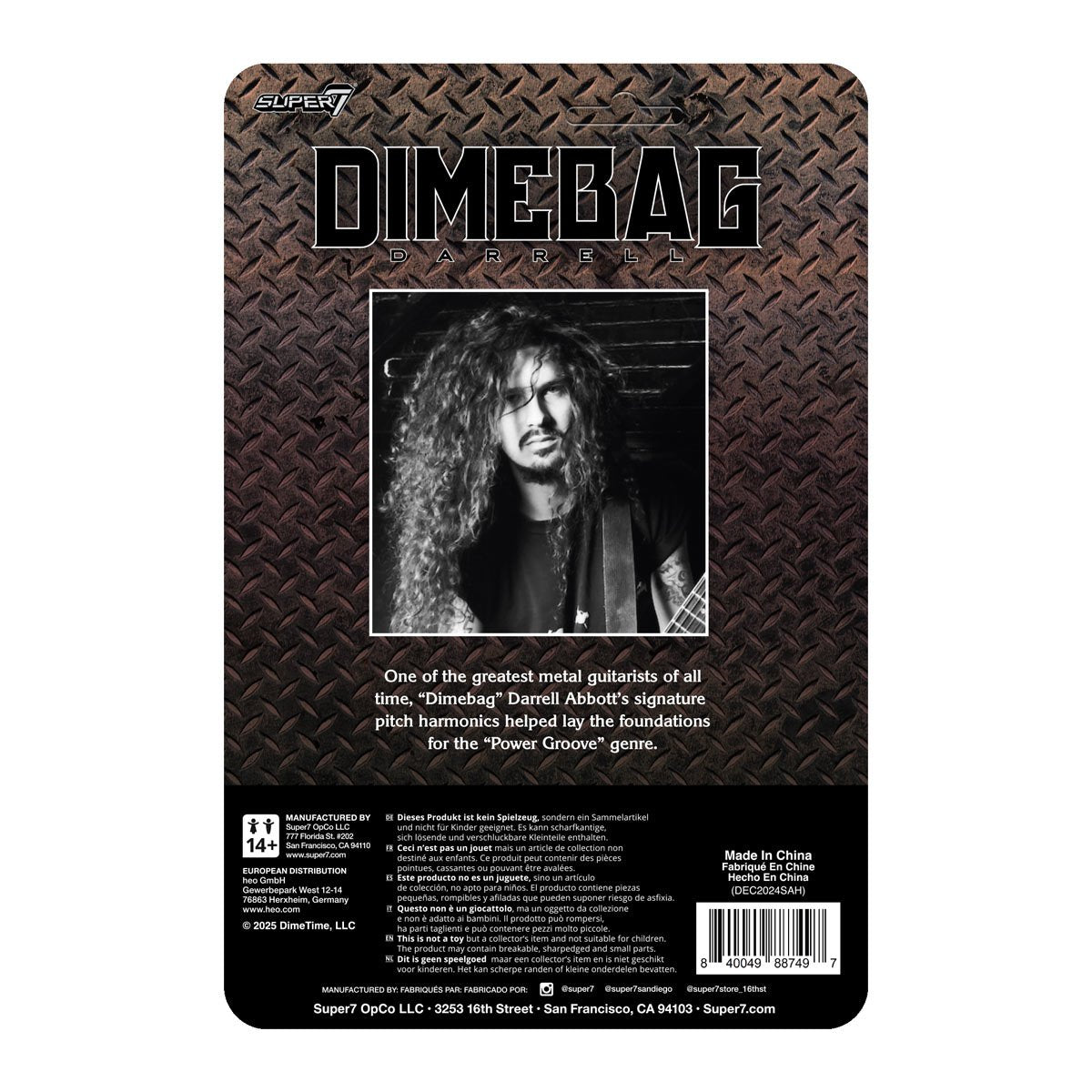 Dimebag Darrell Culprit 3 3/4-Inch ReAction Figure