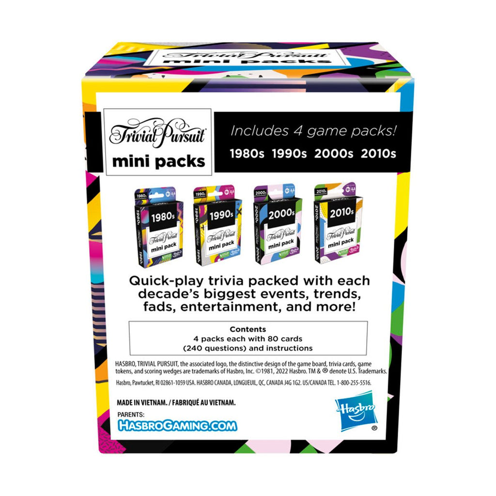 Trivial Pursuit Game Mini Packs Multipack