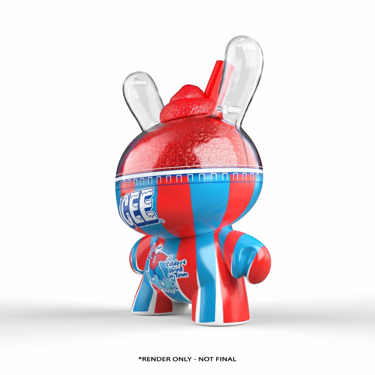 Kidrobot x ICEE Cherry ICEE 8-Inch Resin Dunny Art Statue