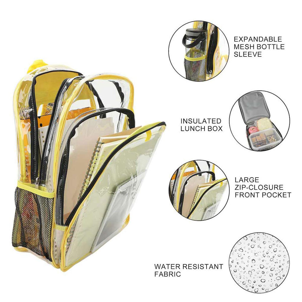 SpongeBob SquarePants Clear Youth Backpack 5-Piece Set