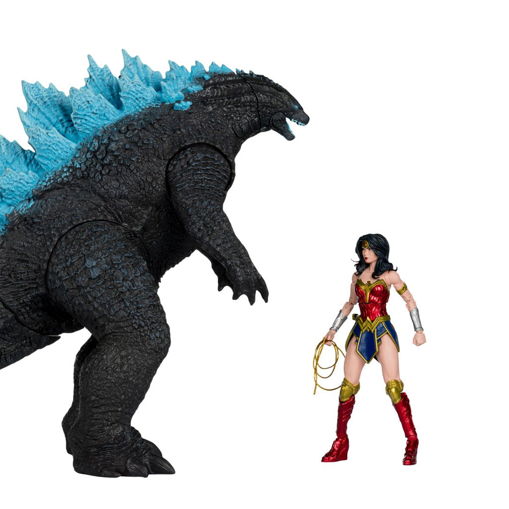 DC Multiverse Wonder Woman vs. Godzilla Megafig Justice League vs. Godzilla vs. Kong Action Figure 2-Pack