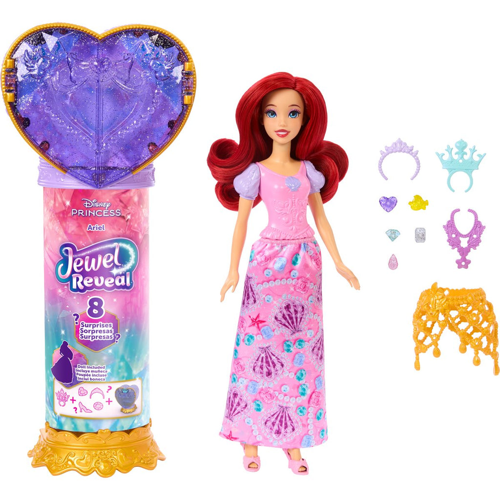 Disney Princess Jewel Reveal Ariel Doll