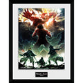 Attack on Titan Key Art Framed Poster