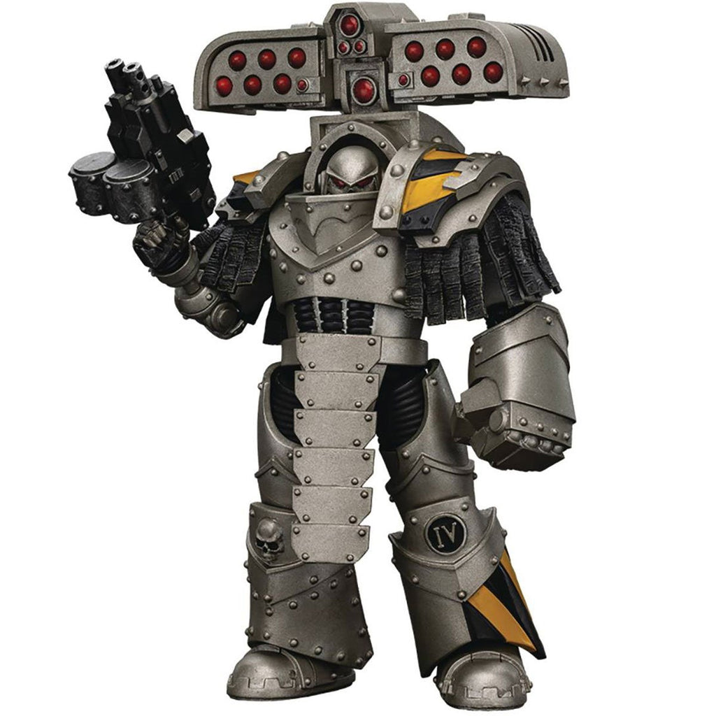 Joy Toy Warhammer The Horus Heresy Iron Warriors Tyrant Siege Master with Rocket 1:18 Scale Action Figure