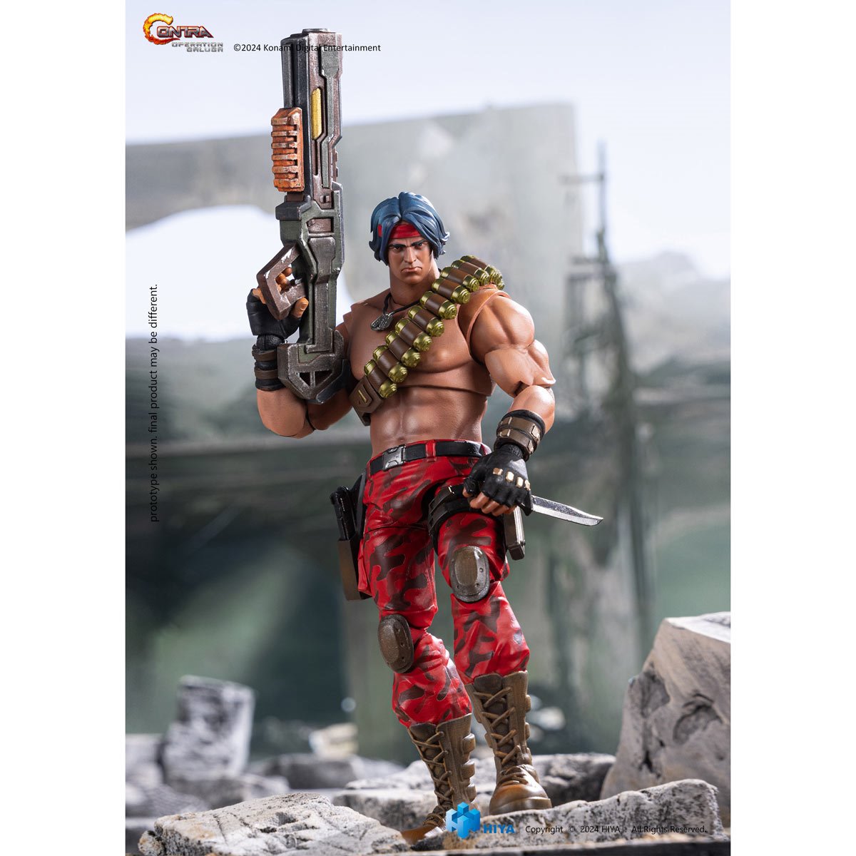 Contra: Operation Galuga Lance Bean Exquisite Basic 1:12 Action Figure
