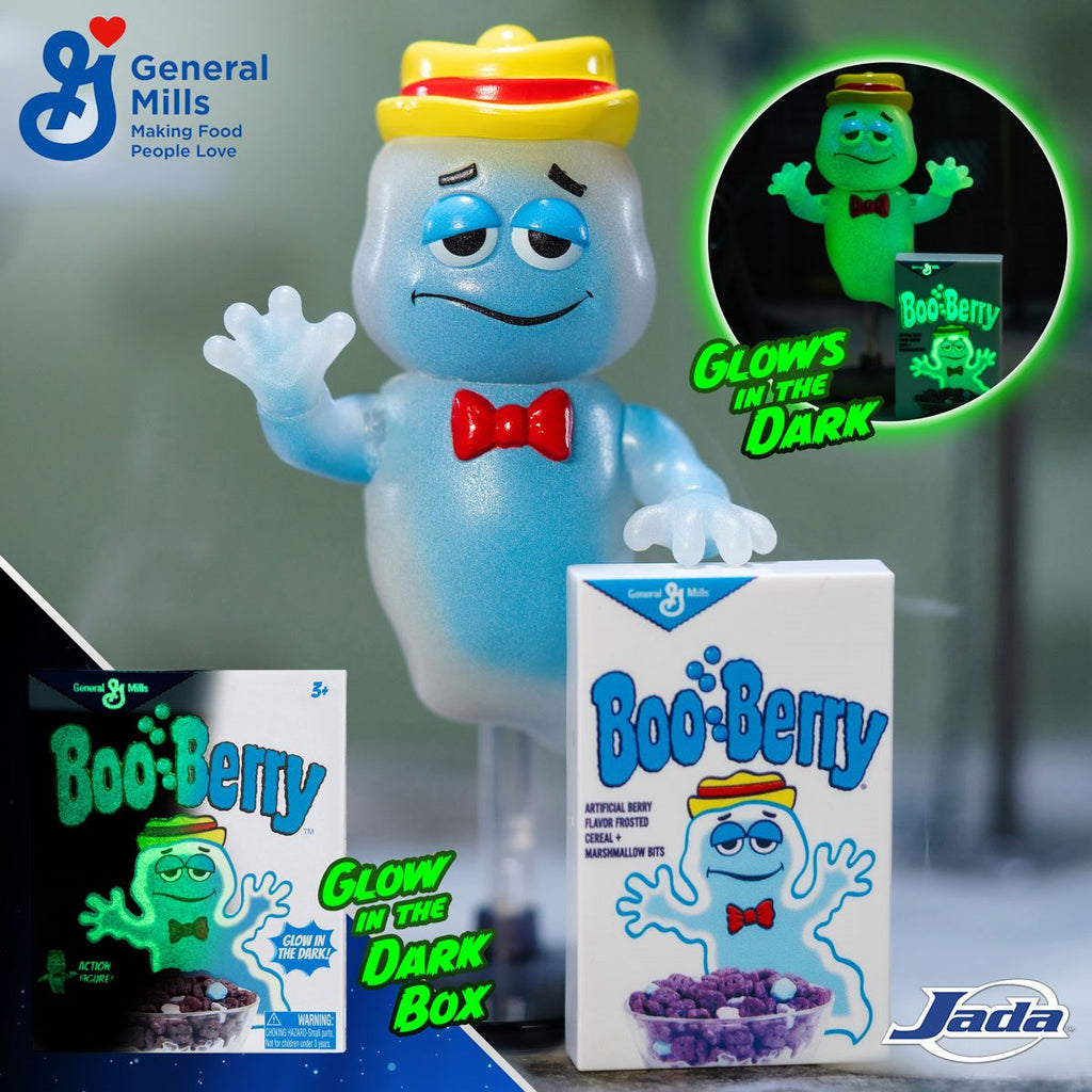 General Mills Boo Berry 6-Inch Scale Glow-in-the-Dark Action Figure