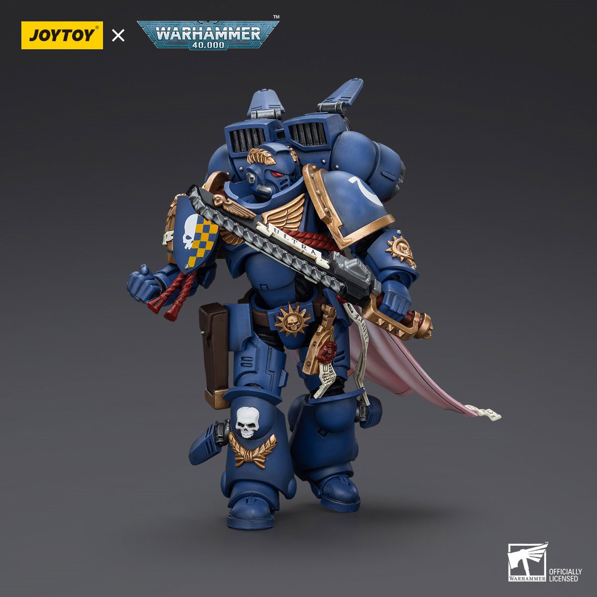 Joy Toy Warhammer 40,000 Ultramarines Captain with Jump Pack 1:18 Scale Action Figure