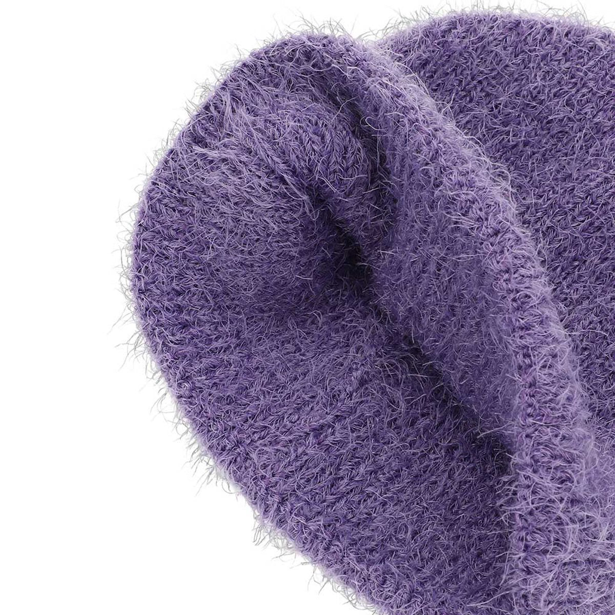 Kuromi Soft and Fuzzy Cuff Beanie