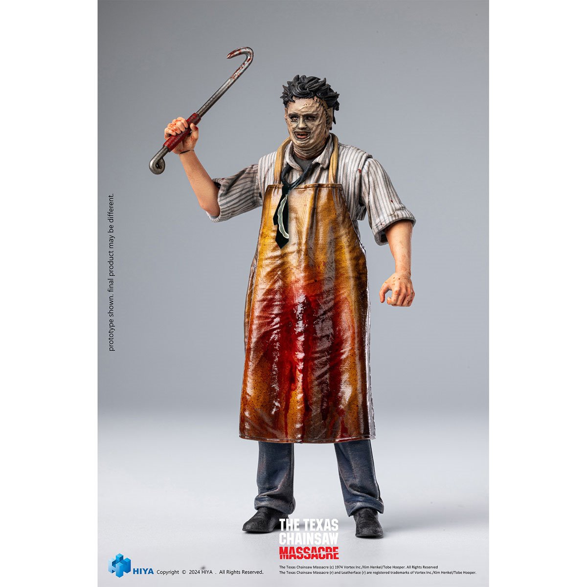 Texas Chainsaw Massacre 1974 Exquisite Mini Leatherface Killing Mask 1:18 Scale Action Figure - Previews Exclusive