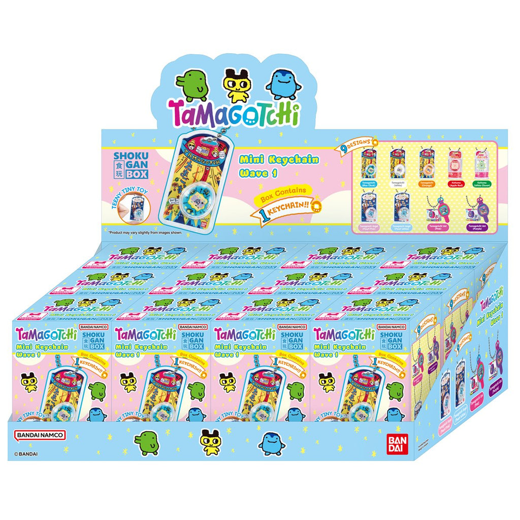 Tamagotchi Collection Wave 1 Shokugan Blind-Box Key Chain Case of 12