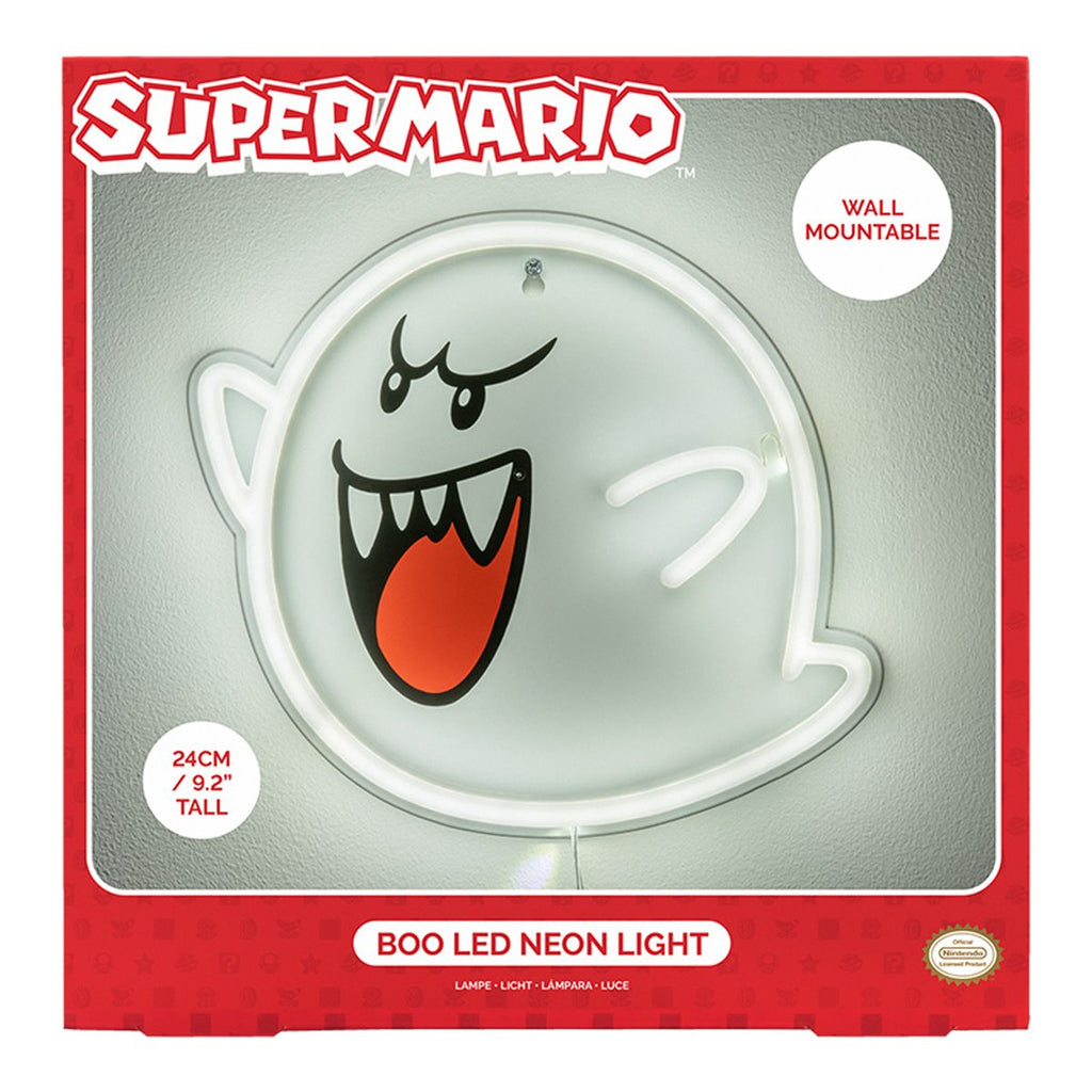 Super Mario Bros. Boo Wall Mountable LED Neon Light