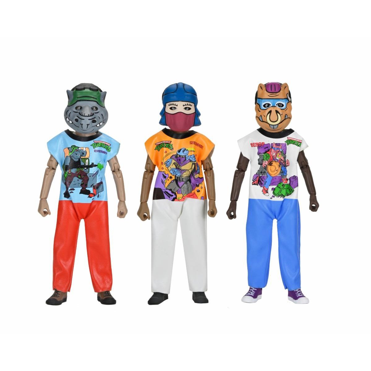 Ben Cooper x Teenage Mutant Ninja Turtles (1987 Cartoon) Costume Series 12 6-Inch Clothed Figure Set of 7