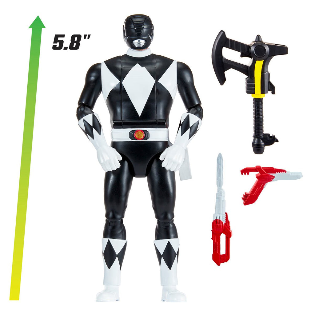 Mighty Morphin Power Rangers: Re-Ignition Auto Morphin Black Ranger Action Figure