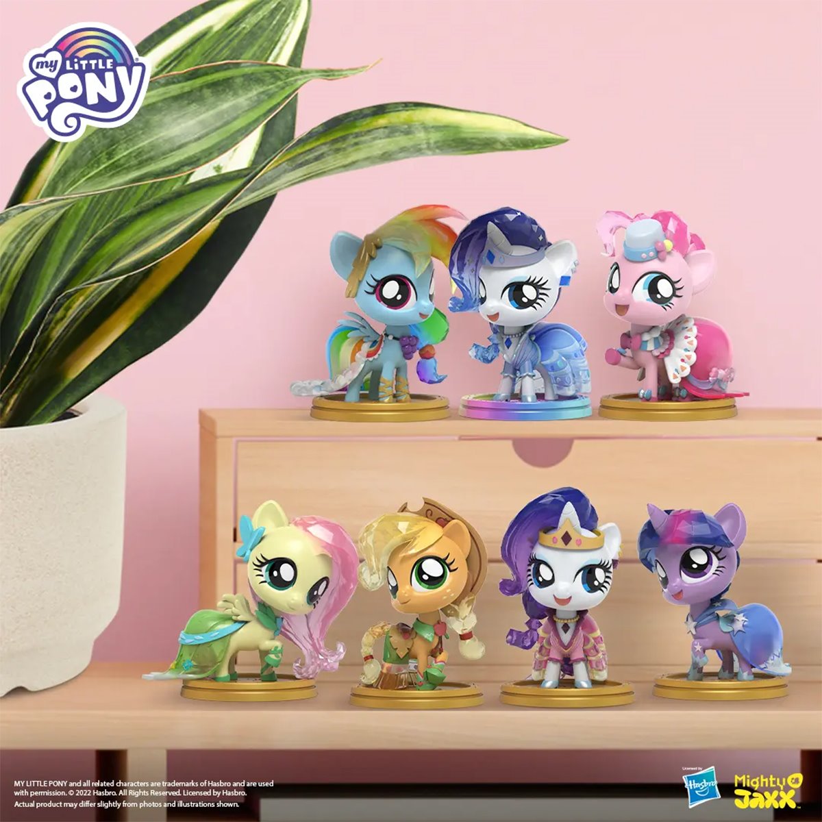 My Little Pony x Kwistal Gala Series Mini-Figure Display Tray of 6