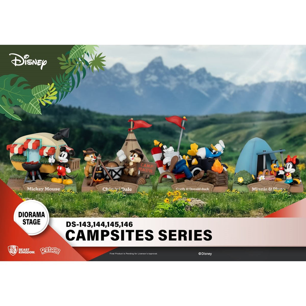 Disney Campsites Series Chip 'n Dale DS-144 D-Stage Statue