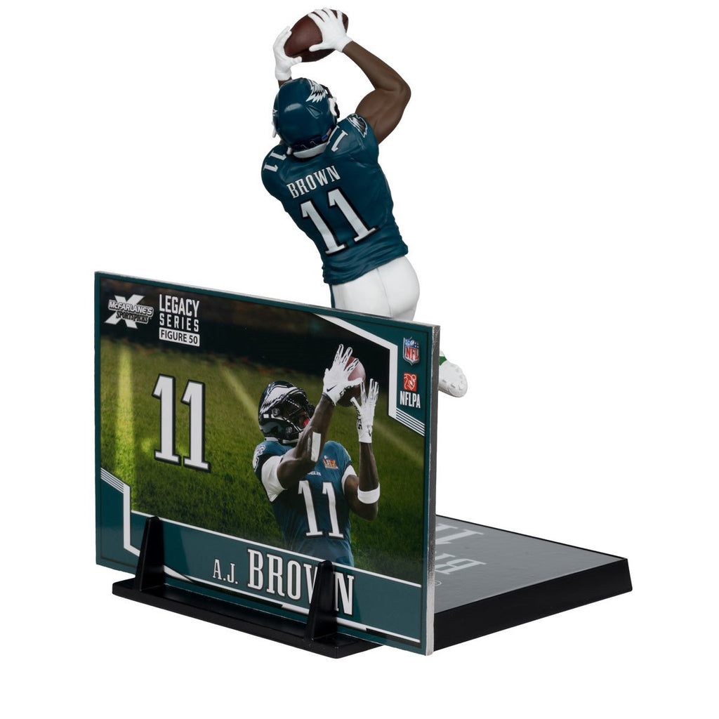 NFL SportsPicks 2025 Philadelphia Eagles A.J. Brown Super Bowl Edition 7-Inch Posed Figure