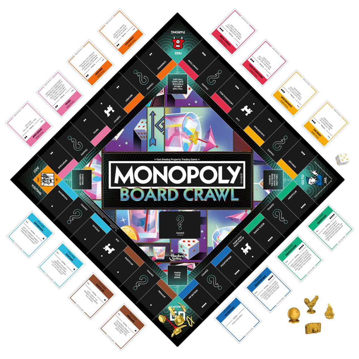 Monopoly Board Crawl Game