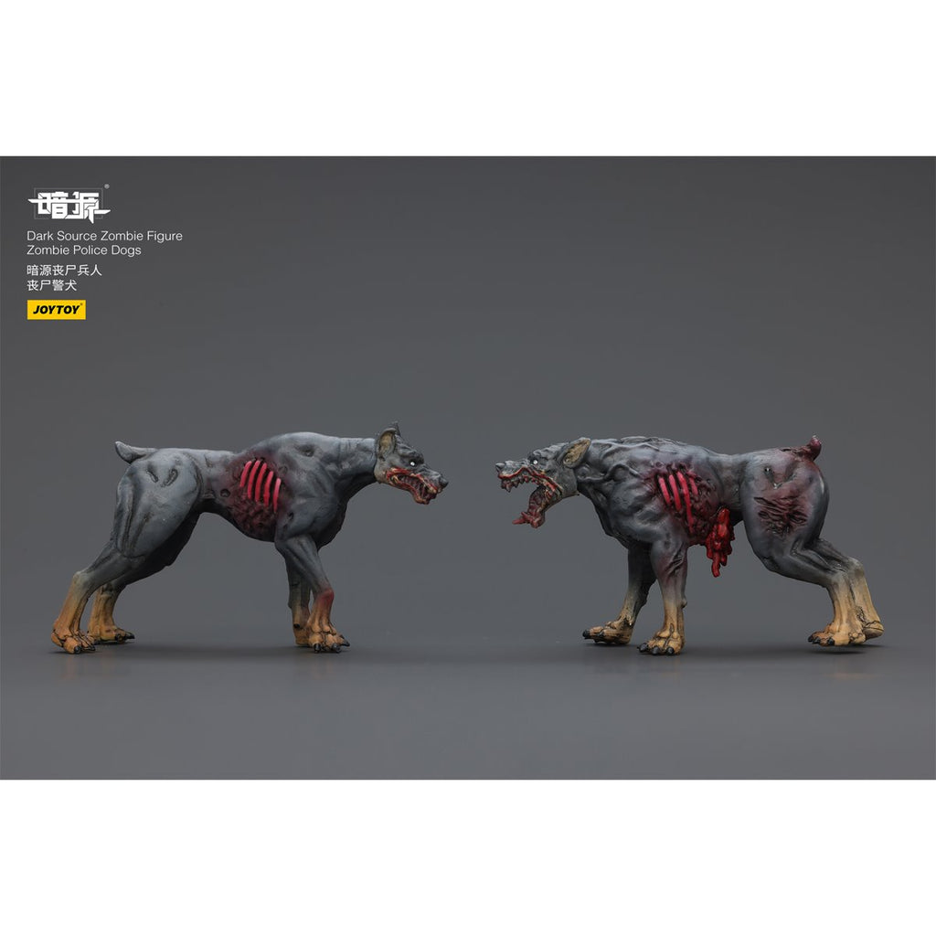 Joy Toy Dark Source Zombie Dog 1:25 Scale Action Figure 2-Pack