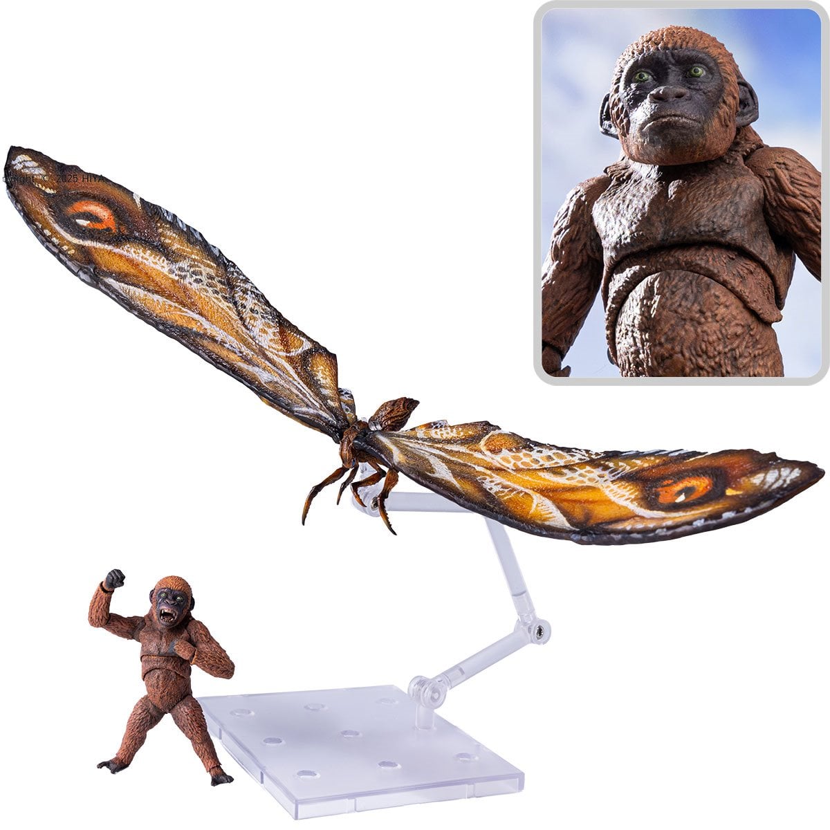 Godzilla x Kong: The New Empire Mothra Premium Set Exquisite Basic Series None Scale 14-Inch Action Figure