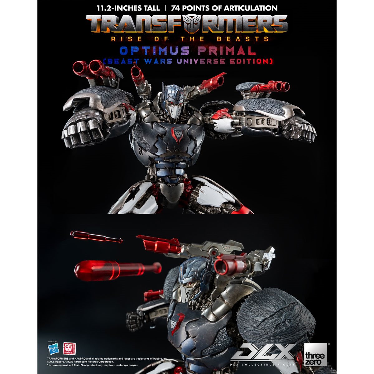 Transformers: Rise of the Beasts Optimus Primal Beast Wars Universe Edition DLX Action Figure