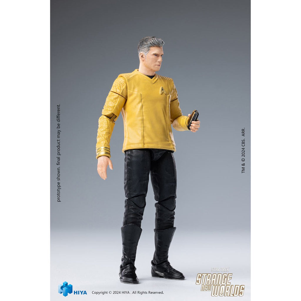 Star Trek: Strange New Worlds Captain Christopher Pike Exquisite Mini Series 1:18 Scale Action Figure