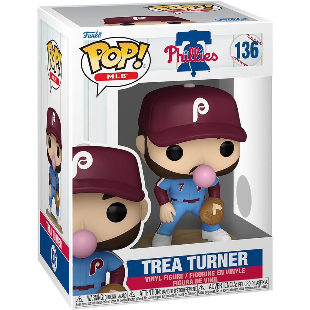 MLB Phillies Trea Turner (Alternate) Funko Pop! Vinyl Figure #136