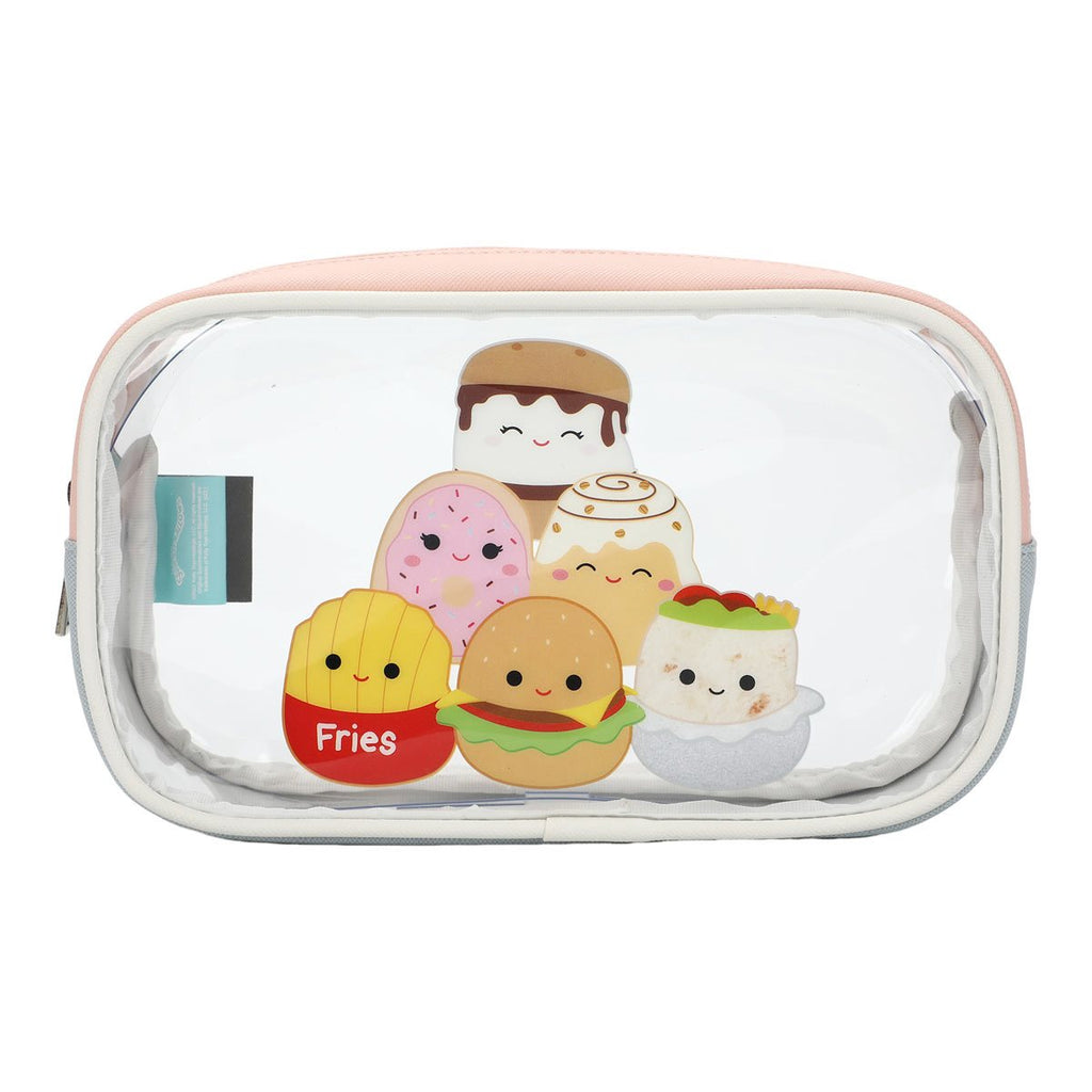 Squishmallows Food Squad Travel Cosmetic Bag Set of 3