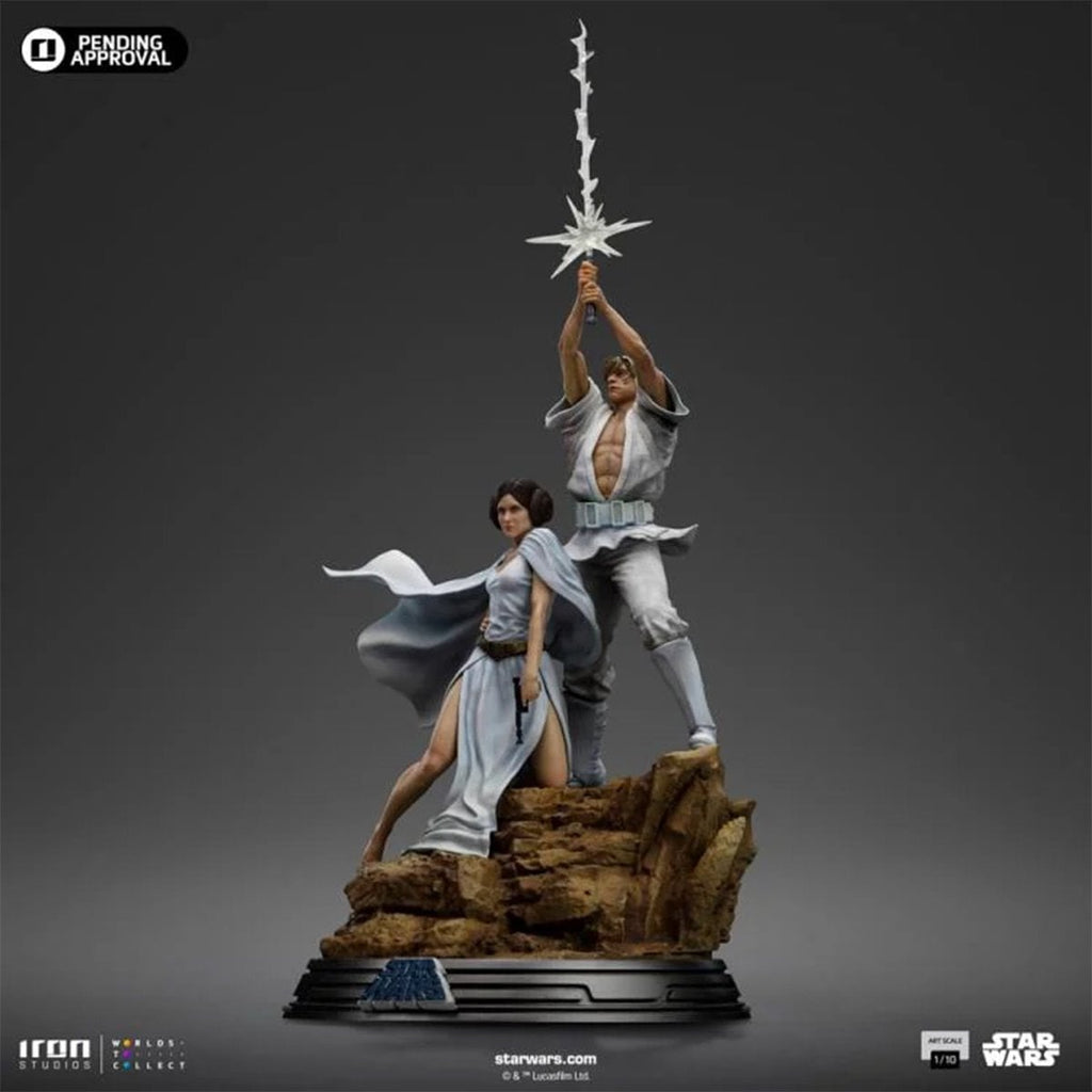 Star Wars: A New Hope Luke and Leia Deluxe 1:10 Art Scale Limited Edition Statue