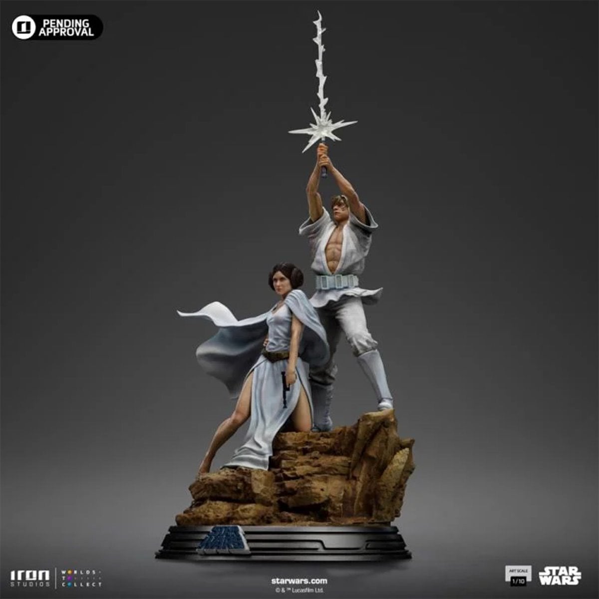 Star Wars: A New Hope Luke and Leia Deluxe 1:10 Art Scale Limited Edition Statue