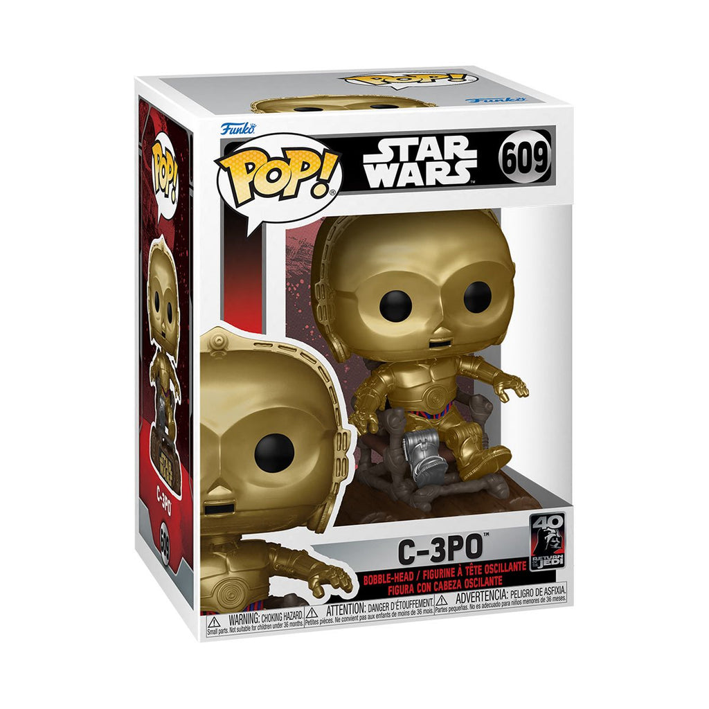 Star Wars: Return of the Jedi 40th Anniversary C-3P0 in Chair Funko Pop! Vinyl Figure #609
