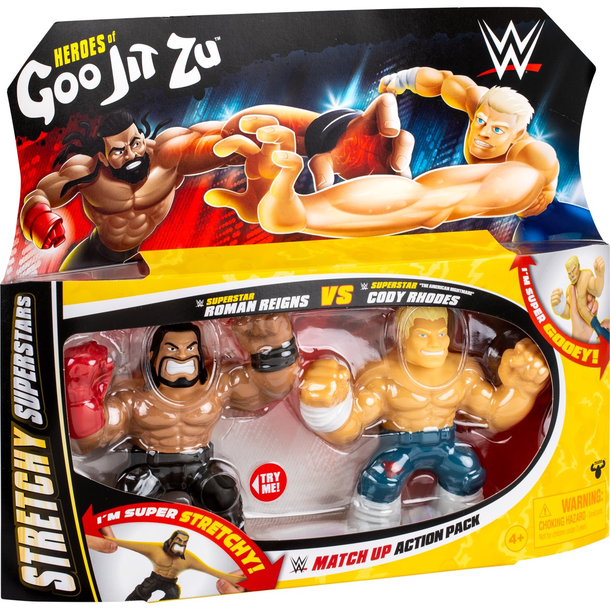 WWE Roman Reigns and Cody Rhodes Heroes of Goo Jit Zu Figure 2-Pack