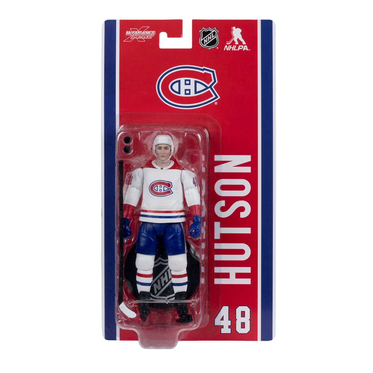 NHL McFarlanes SportsPicks Montreal Canadiens Lane Hutson 6-Inch Scale Articulated Action Figure