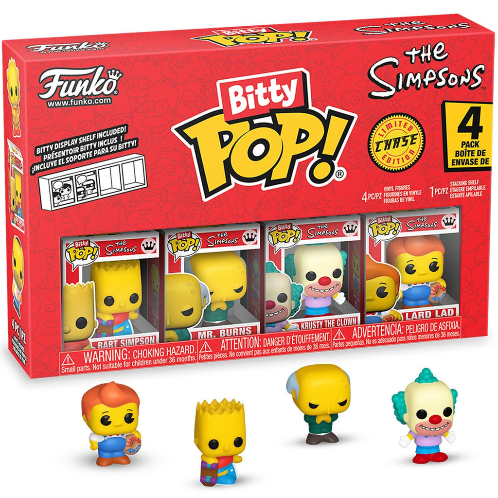The Simpsons Bart Simpson Funko Bitty Pop! Mini-Figure 4-Pack