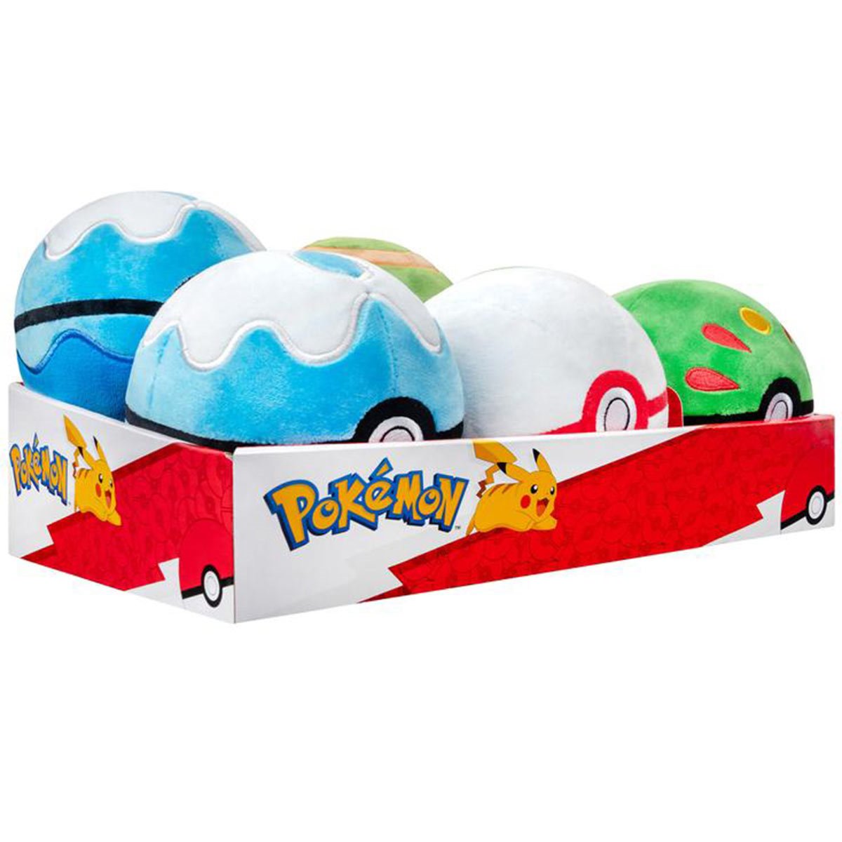 Pokemon Poke Ball 5-Inch Plush Case of 6