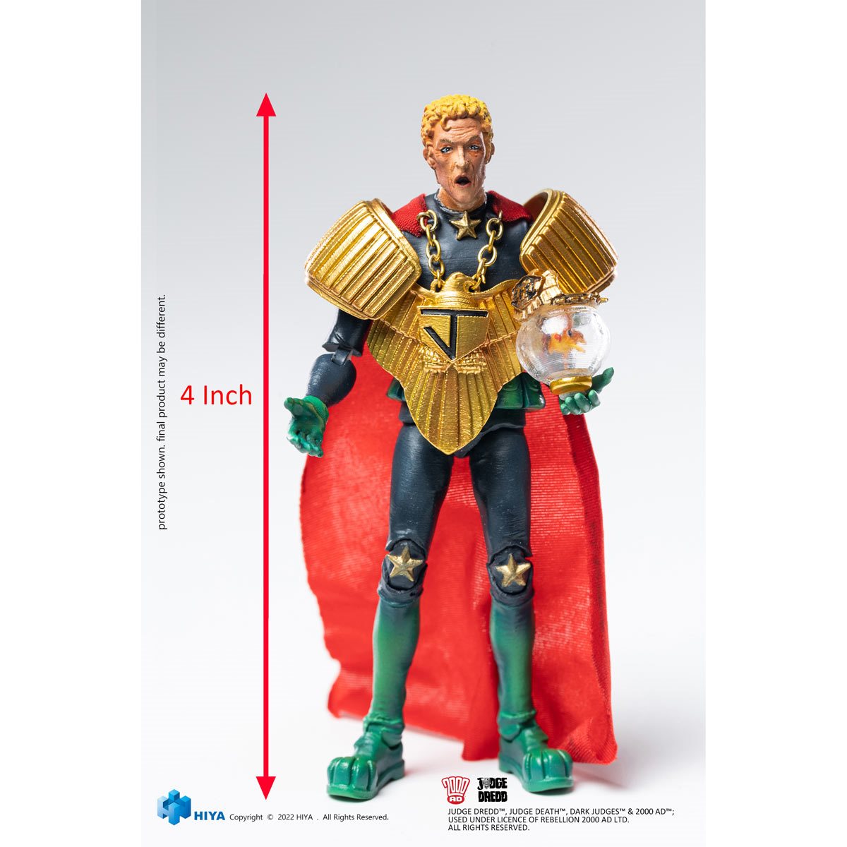 Judge Dredd Chief Judge Caligula Exquisite Mini Series 1:18 Scale Action Figure