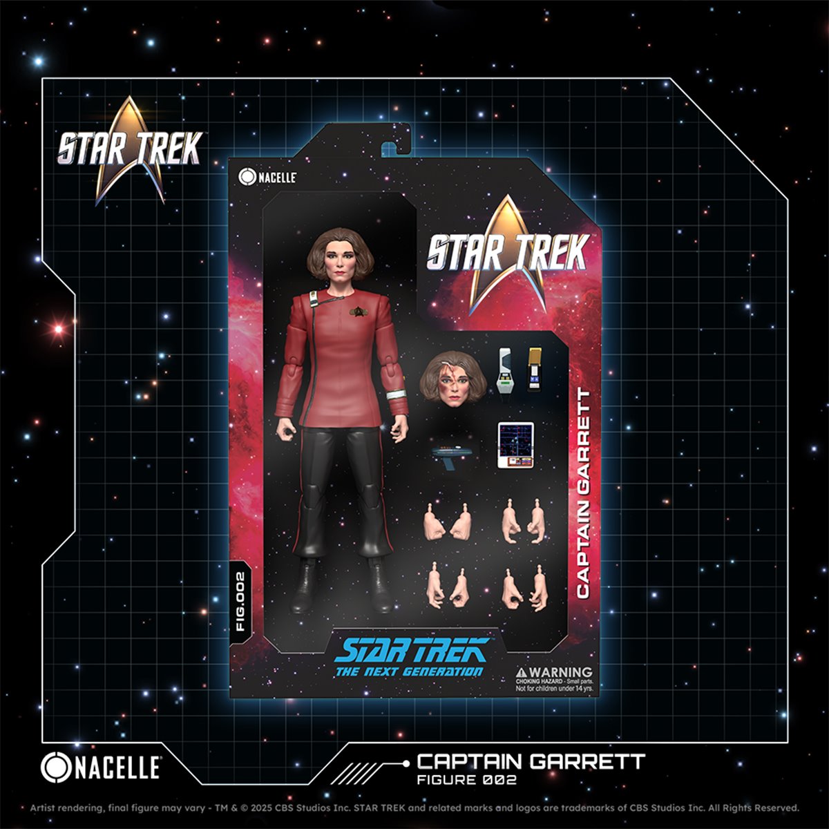 Star Trek: The Next Generation Captain Garrett Action Figure
