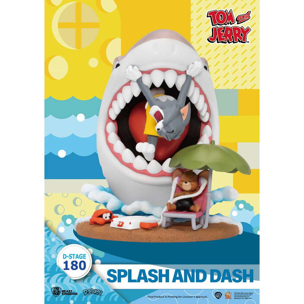 Tom and Jerry Splash and Dash DS-180 D-Stage Statue