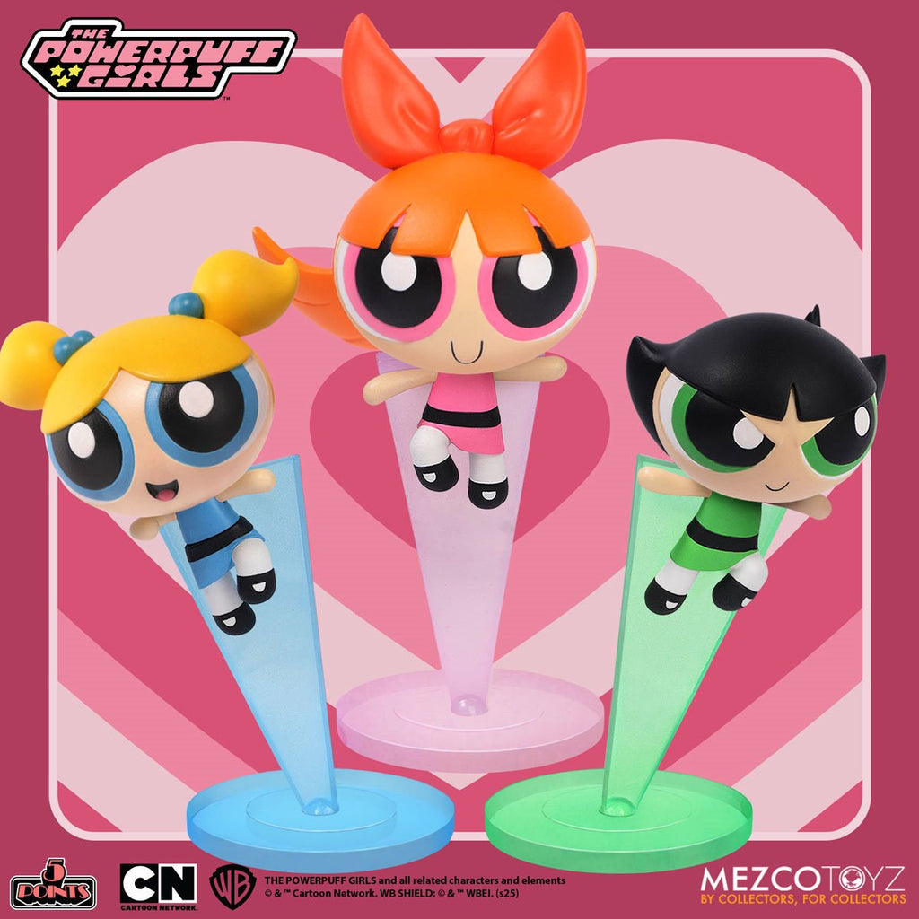 The Powerpuff Girls 5 Points Action Figures Set of 4