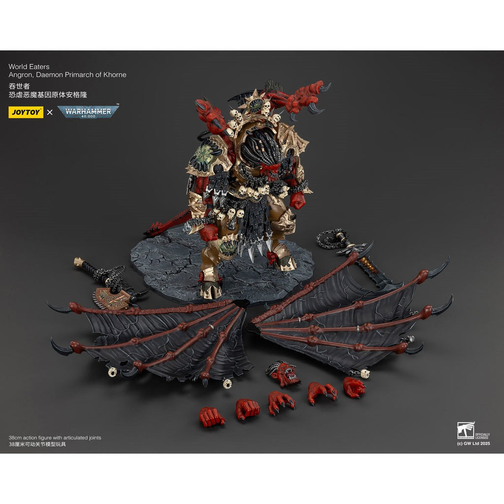 Joy Toy Warhammer 40,000 World Eaters Angron Daemon Primarch of Khorne 1:18 Scale Action Figure