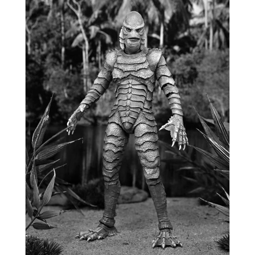 Universal Monsters Ultimate Creature from the Black Lagoon Black and White Version 7-Inch Action Figure
