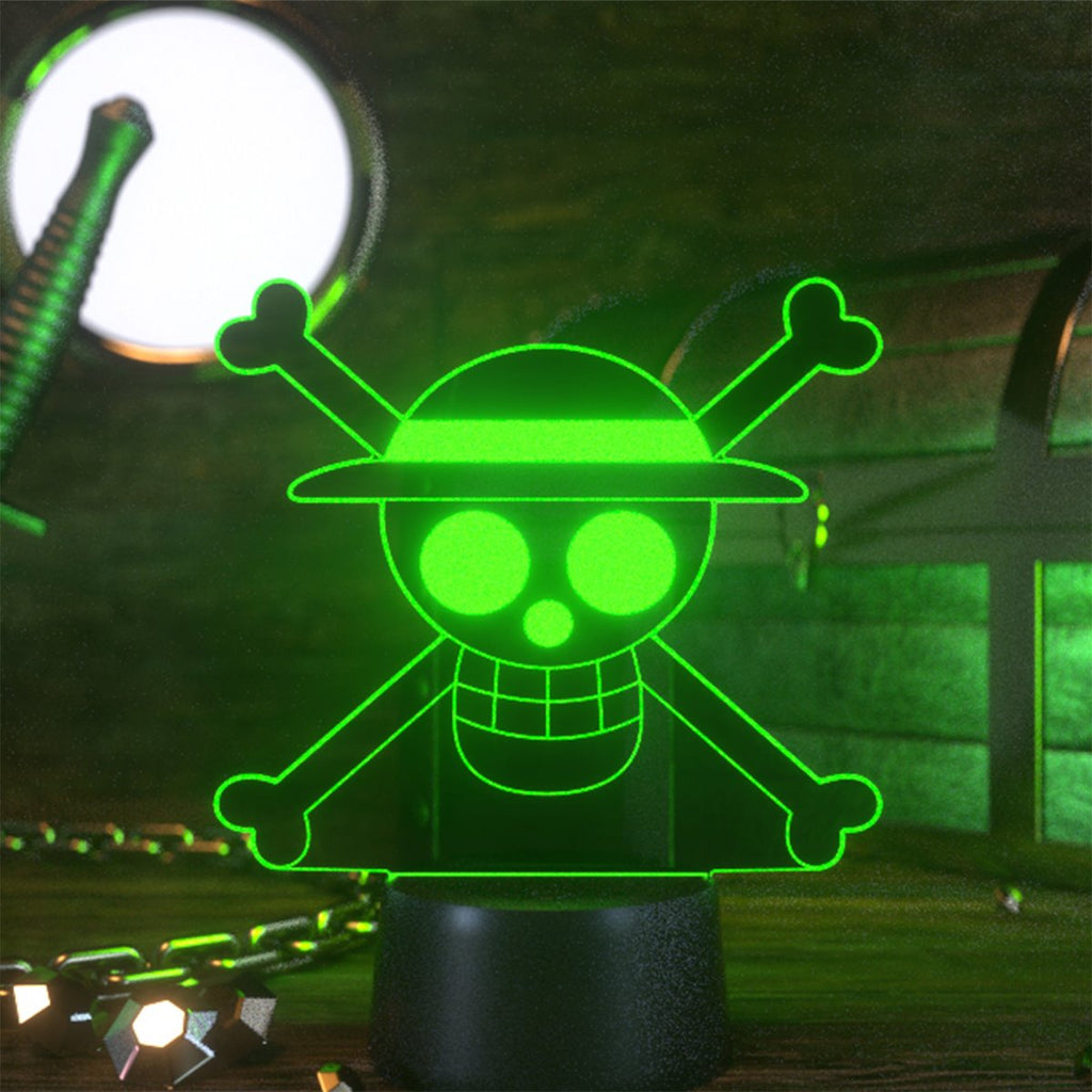 One Piece Jolly Roger Otaku Lamp