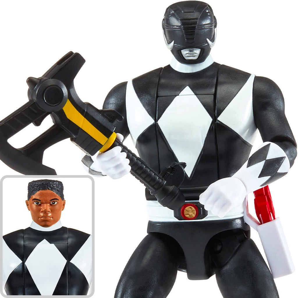 Mighty Morphin Power Rangers: Re-Ignition Auto Morphin Black Ranger Action Figure