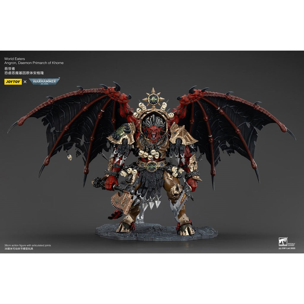 Joy Toy Warhammer 40,000 World Eaters Angron Daemon Primarch of Khorne 1:18 Scale Action Figure