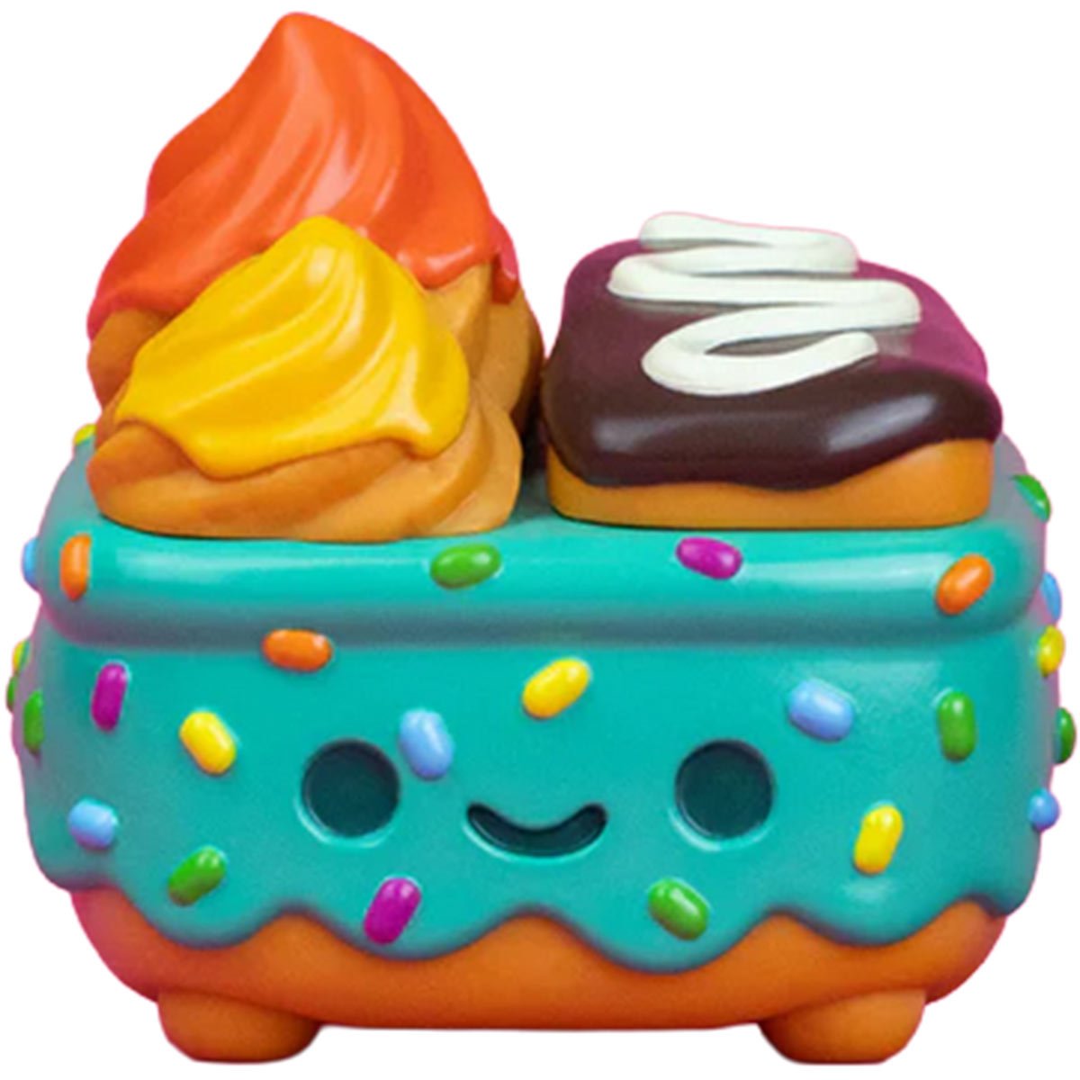 Donut Green Dumpster Fire Vinyl Figure